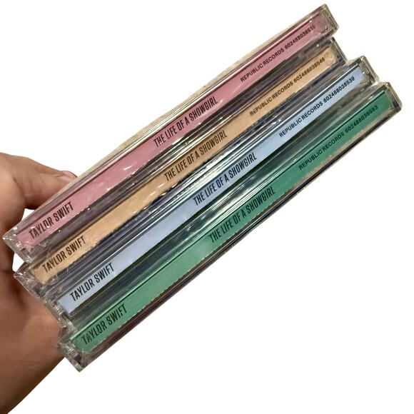 Taylor Swift The Life of a Showgirl CDs - Limited Release - Set of 4 - Picture 8 of 8